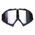 thumbnail image 1 of Gafas de seguridad a prueba de viento Gafas de moto Gafas UV400 resistentes a los arañazos - Negro y plata Negro plata Sunnimix gafas de esquí para mujeres hombres, 1 of 5
