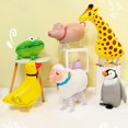 thumbnail image 4 of YAZHPA Balloon 1 Piece Walking Animal Balloon Farm Animal Balloon Birthday Party BBQ Party Décor(Duck Rooster Cow Pig Sheep Spotted Frog ), 4 of 6