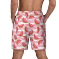 thumbnail image 4 of Uemuo Sweet Watermelon Pattern Mens Swim Trunks Quick Dry Board Shorts with Mesh Lining, Stretch Beach Shorts Quick Dry No-Chafing Board Shorts-3X-Large, 4 of 9