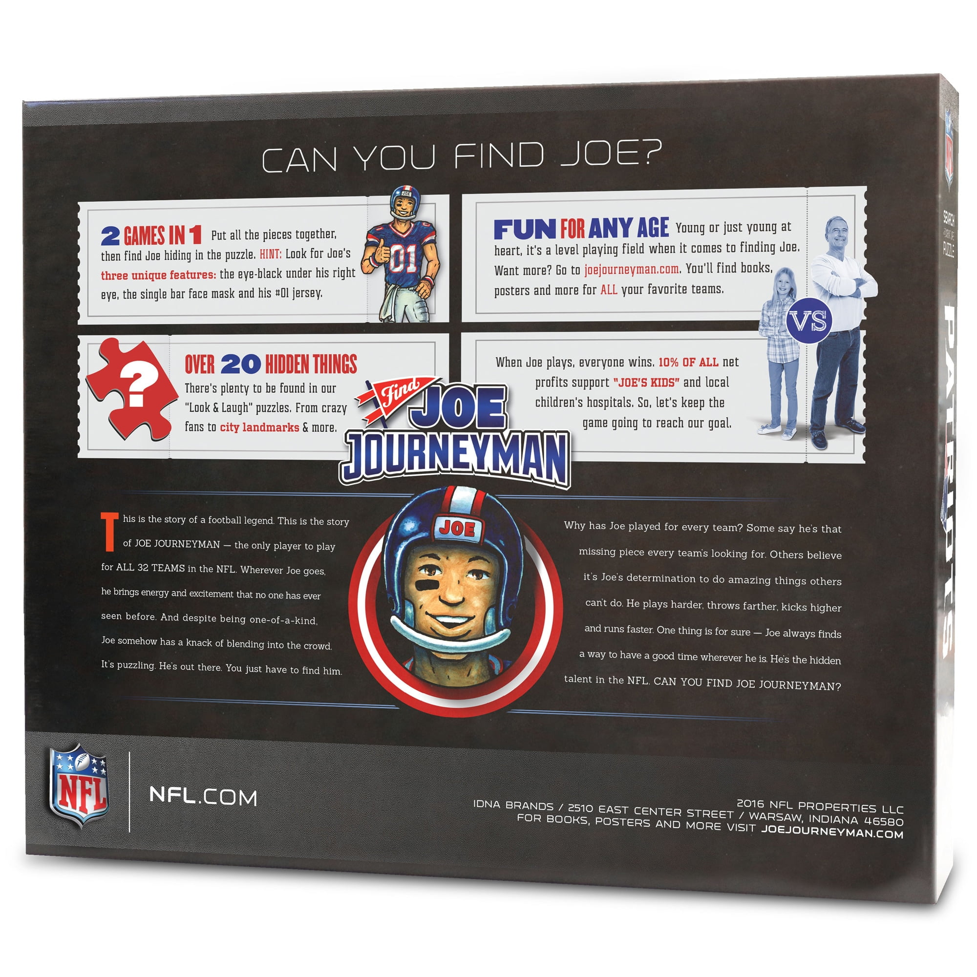YouTheFan NFL New England Patriots Joe Journeyman Puzzle - 500 PC