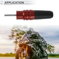 thumbnail image 3 of 10.5mm Motorcycle Slider Frame Aluminum Alloy Plastic Wheel Fairing Protection Crash Pad Protector Guard 44mm 150mm Bolt Red 1 Set, 3 of 7