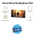 thumbnail image 2 of Bigfoot Walking In The Woods At Sunset Metal Novelty License Plate, 2 of 7