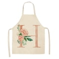 thumbnail image 2 of Zeus Letter A to Z Alphabet Pattern Kitchen Apron Sleeveless Cooking Cleaning Tools, 2 of 7