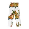 thumbnail image 4 of Kdxio Thanksgiving Truck Print Men's Sleep Pajama Pant Lounge Pants with Pockets, 4 of 8