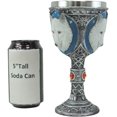 thumbnail image 2 of Ebros Large Celtic Direwolf White Snow Wolf Coffee Mug & Wine Goblet Chalice Set, 2 of 5