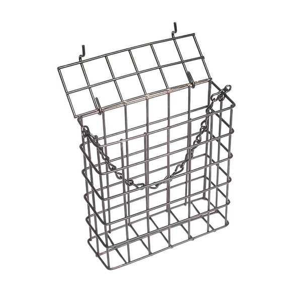 Hearth & Gear Mangeoire à Oiseaux en Fil Durable pour Jardin Balcon Cour Attire les Oiseaux Sauvages Station d'Alimentation Extérieure Facile à Accrocher et à Nettoyer pour les Amateurs d'Oiseaux Plateforme Mangeoires Tube Mangeoires Solaires