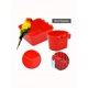 thumbnail image 2 of 5pcs Small Size Hanging Plastic Parrot Feeding Bowl Hamster Feeder Pigeon Quail Chicken Duck Bowl & Water Dispenser Available, 2 of 4
