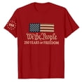 thumbnail image 3 of MuXiKeJi Clothes Women's 250th Anniversary Print Shirt Bald Eagle and USA Flag Patriotic Tshirt, 3 of 4
