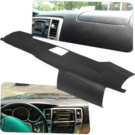 HECASA Dashboard Cover w/Speaker Holes Compatible with 2003-2009 Toyota 4Runner Dash Cover Dash Cap Black