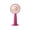 A002- Hot Pink, variant on Portable Handheld Fan, Rechargeable with Base, 3 Speed Settings 1 Hour Runtime Blue Transparent Cover, 1 Piece Personal Small Fan for Travel Office Outdoor Camping Desk Use