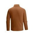 thumbnail image 6 of Nmnitkp Men's Turtleneck Sweaters Long Sleeve Knitted Lightweight Casual Pullover Sweater Fall Winter Spring Brown,L, 6 of 6