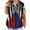 Style 2, variant on GERsome Plus Size American Flag Patriotic T-Shirt for Women 4th of July Graphic Tee Shirts USA Flag Short Sleeve Tops L-5XL
