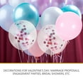 thumbnail image 3 of LIFKOME 40Pcs Love Balloons Decorations Valentines Day Balloon Arch Kit Latex Round 12 Inches When Inflated, 3 of 8