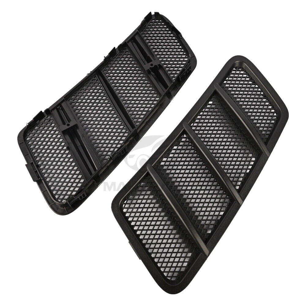 Hood Air Vent Grill for 2012 2013 2014 2015 Mercedes W166 GL & ML350 2 PCS Front Left & Right