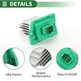 thumbnail image 4 of Resistor del motor del ventilador HVAC Unique Bargains No. 972353SAA0 para Kia Sedona 2015-2019, 4 of 6