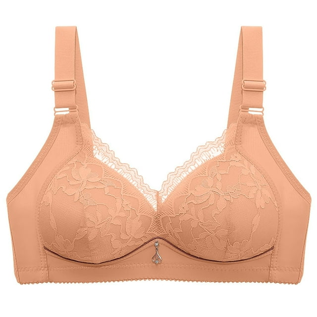 Birdeem Bras for Women Womans Embroidered Glossy Comfortable Breathable Bra Underwear No Rims