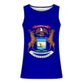 thumbnail image 3 of Njoeus Tank Tops Mens Summer Casual Gym Workout Tank Tops Novelty Print Graphic Tees for Men Big & Tall Sleeveless Beach Shirts S-4XL (Michigan), 3 of 4