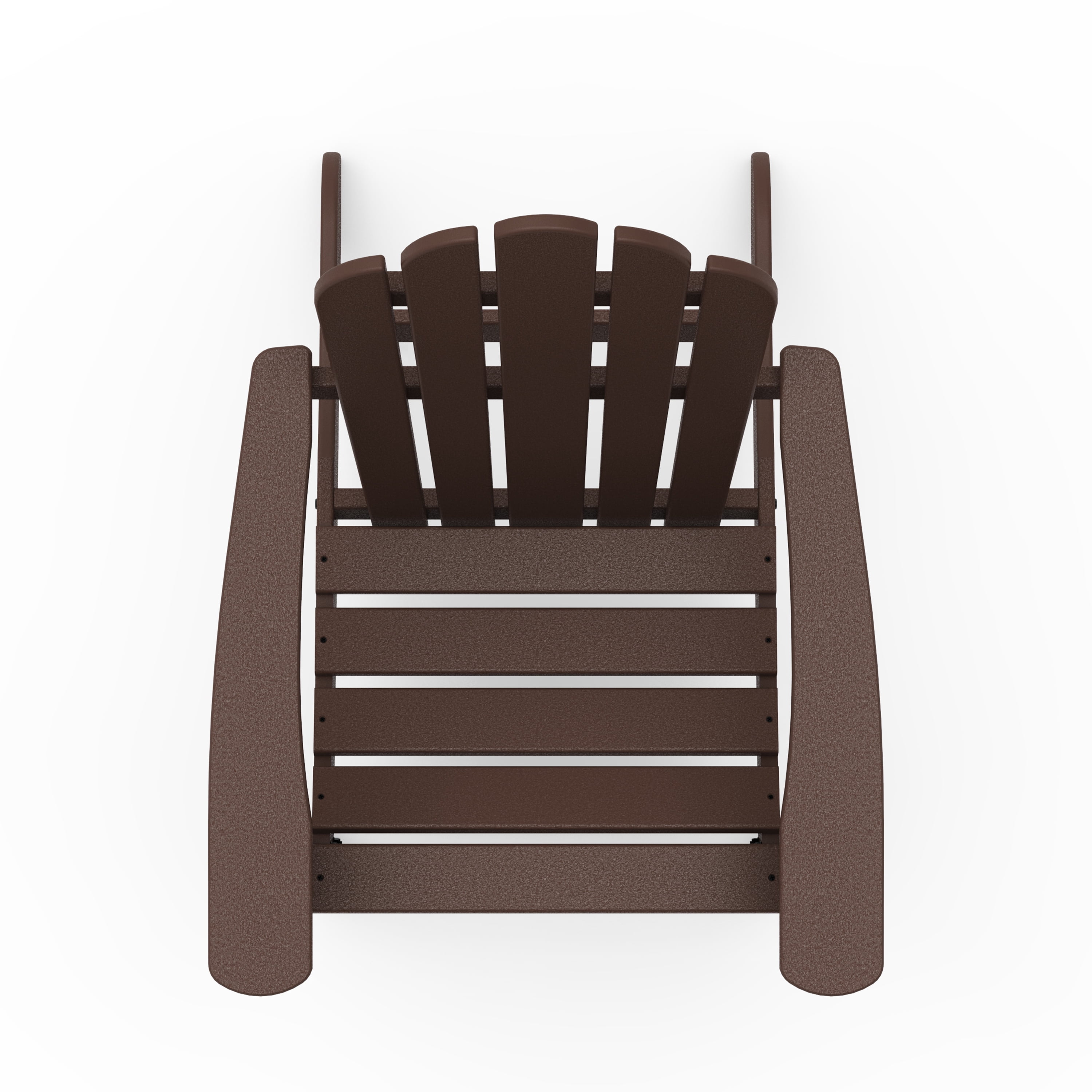 Better Homes & Gardens by POLYWOOD Southlake Outdoor Flowerback Adirondack Chair, All-Weather HDPE, Patio Seat, Mahogany