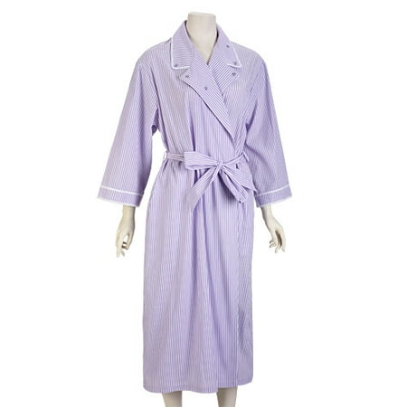 Women's Stripe Wrap Robe
