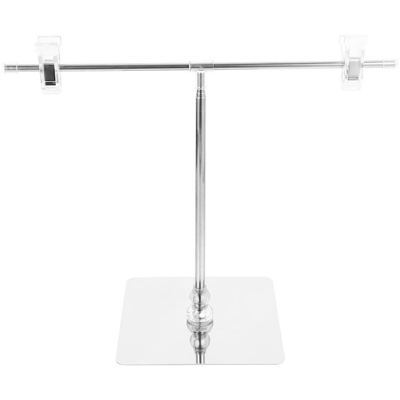 OFFIGAM Adjustable T-Shaped Poster Holder Clip Stand for Advertising Signs and Displays