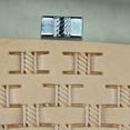 thumbnail image 2 of Rope Basket Weave Leather Stamp, X510, Stamping Tool, 2 of 7