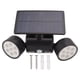 thumbnail image 1 of Lámpara solar con sensor de movimiento de 30 LED para exteriores, doble cabezal, para patio, terraza, jardín, entrada., 1 of 14