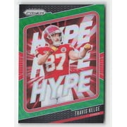 2024 Panini Prizm Hype Green Prizm Travis Kelce #7 Kansas City Chiefs Football Card