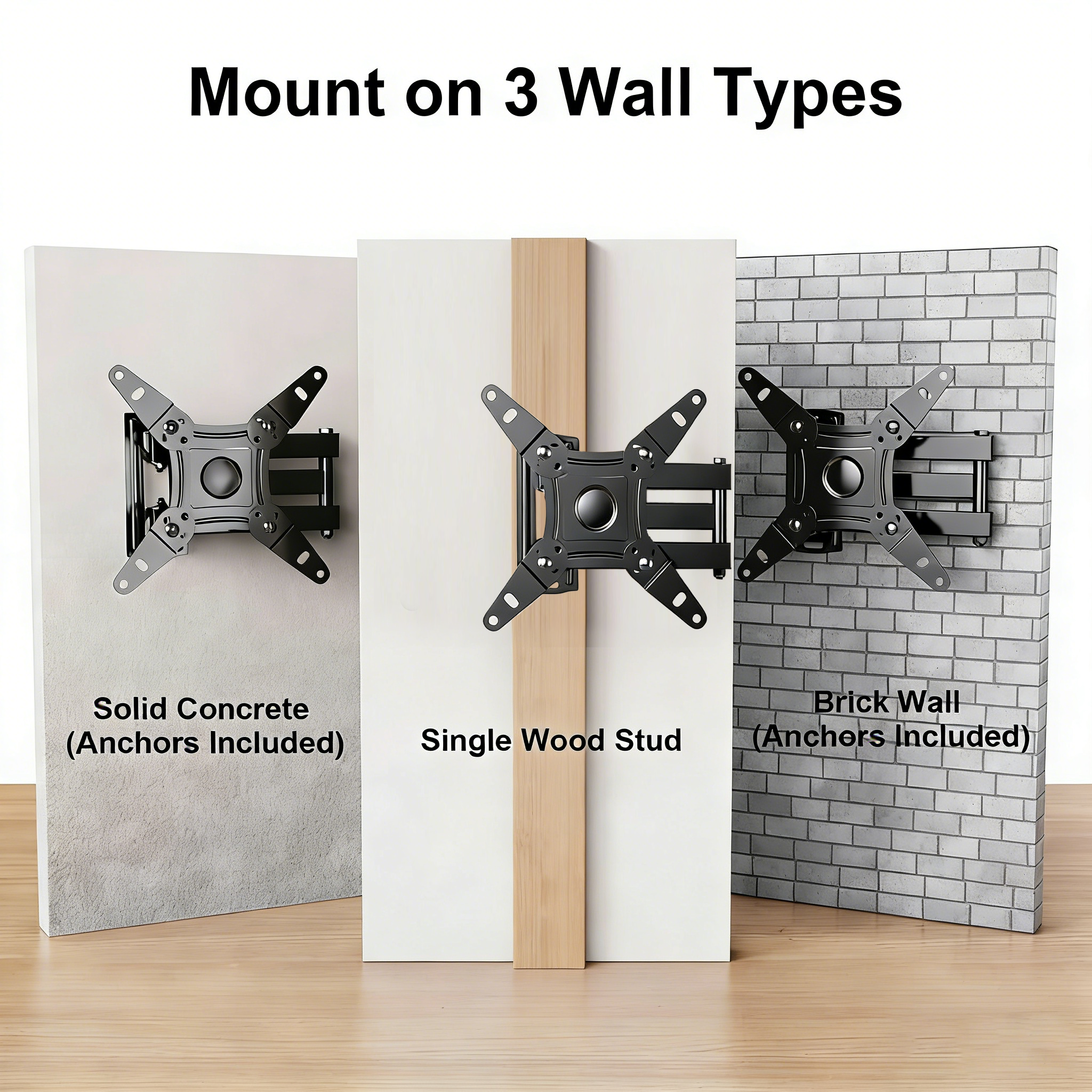 MountFTV Full Motion TV Wall Mount for 13-42 Inch TVs photo 6