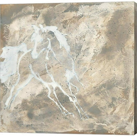 Metaverse C959282-0120000-AAAACMA White Horse I by Chris Paschke Canvas Wall Art - 12 x 12 in.