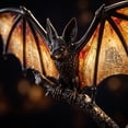 thumbnail image 3 of Glowing Bat Table Lamp Resin Night Light Decor for Halloween Party Home Office Tabletop Ornament Gothic Style Holiday Gift Lighting, 1Pack Glowing Bat #C, 3 of 6
