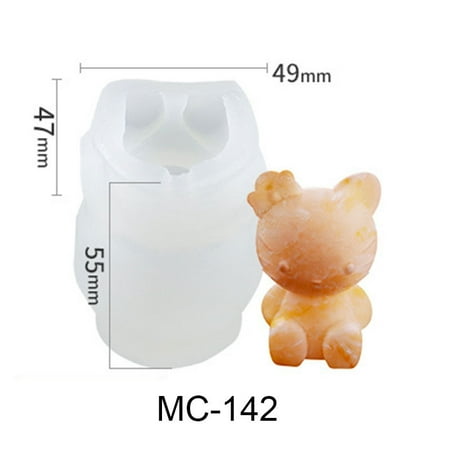 

RUIKE Bear Shape Ice Silicone Mold Animal Coffee Milk Teas Ice Cubes Mould DIY Hockey Ice Cubes Maker Kitchen Bar New