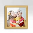 thumbnail image 4 of 11x11 Frame Gold Real Wood Picture Frame Width 1.25 inches | Interior Frame Depth 0.75 inches |, 4 of 8