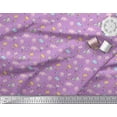 thumbnail image 3 of Soimoi Poly Georgette Fabric Cloud,Star & Cute Elephant Kids Decor Fabric Printed Yard 42 Inch Wide, 3 of 3