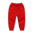 thumbnail image 4 of Elainilye Fashion Toddler Boys Girls Sweatpants Candy Color Kids Sports Pants Casual Outer Wear Leggings for 6-7 Years, Red, 4 of 4
