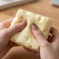 thumbnail image 5 of Cheese Squishy Stress Toy Stretchy Sensory Fidget for Kids Adults, Soft Jelly Filled Decompression Ball for Anxiety Relief Desk Toy - 1 Pack, 5 of 6