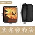 thumbnail image 2 of Hair Tools Travel Bag with Removable Heat Resistant Mat for Straighteners, Curling Iron and Haircare Accessories Halloween-style Atmosphere, 2 of 9
