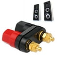 thumbnail image 2 of Mistaha 4mm Banana Socket Dual Female Terminal Binding Post for Speaker Amplifier Power Supply Binding, 2 of 8