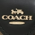 thumbnail image 7 of COACH Medium Corner Zip Wallet in Signature Canvas, IM/Khaki/Black, 7 of 7