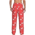 thumbnail image 3 of Xecao Cartoon Rooster Men's Straight Lounge Pajama Pants: The Ultimate in Comfortable Sleepwear, 3 of 9
