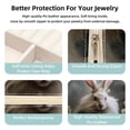 thumbnail image 3 of Easter Travel Portable Square Jewelry Box Organizing Rings Earrings Necklaces Bracelets for Girls Women, 3 of 6