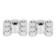 thumbnail image 3 of 2 piezas de acoplamiento de eje de brida de aleación de aluminio de 6 mm con orificio D Conector de acoplamiento de brida de servicio ligero para robots inteligentes, 3 of 9