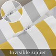 thumbnail image 6 of Geometric Vertical Stripes White Standard Size Pillow Cover, Pillowcase Protectors with Zipper, Breathable Decorative Throw Pillow Case Cover, Pillow Shams for Couch Sofa 20x26Inch, 6 of 7