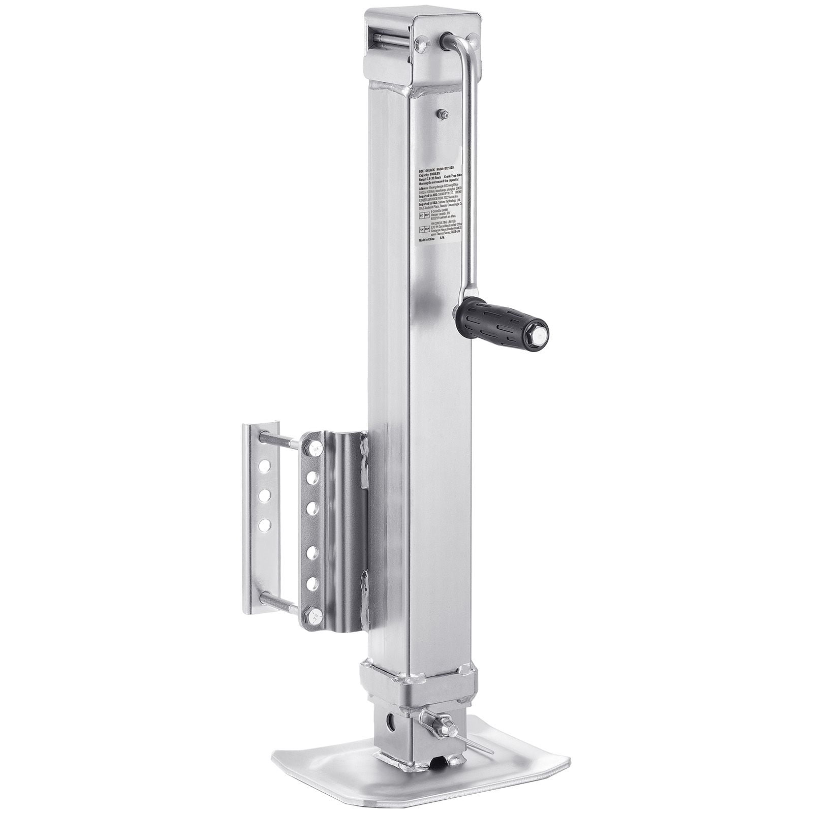 8000 lbs Heavy  Swivel Bolt-On Trailer Jack, 28.5" Lift Stand with Handle for RV Horse Utility Yacht Trailer