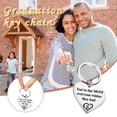 thumbnail image 1 of Dvkptbk Keychain Pendant Fashion Mother's Day Letters Stainless Steel Gift Heart Keychain Jewelry, 1 of 5