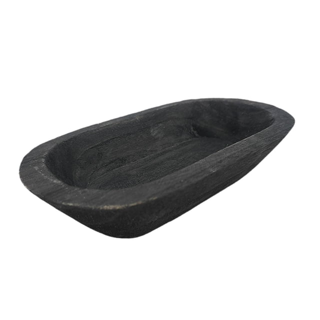 Cuenco De Masa Para Hacer Velas, Cuenco De Madera Vacío Para Cocina, Boda, Hogar, Color Negro