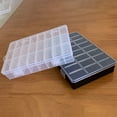 thumbnail image 2 of Storage Box Hard Plastic Adjustable Compartment Slot Plastic Craft Organizer, 2 of 8
