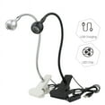 thumbnail image 2 of DC5V USB LED Desk Lamp with Clip Flexible Table Lamp for Book Reading Study Office Bedside Work Children Night Light for Home (Silver-White), 2 of 7