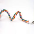 thumbnail image 4 of From 12 to 24 Inch Bird Rope Perches, for Parrots/Budgie, Colorful Spiral Toys, Cage Climbing Stand, 4 of 7