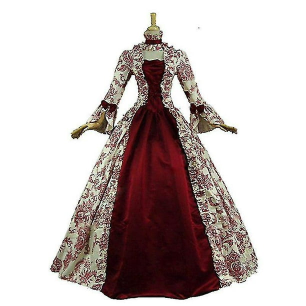 European medieval victoria Queen princess wedding party formal dress halloween women carnival court noble palace cosplay5xl