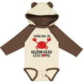 thumbnail image 3 of Inktastic Someone in Hilton Head Loves Me Boys or Girls Long Sleeve Baby Bodysuit, 3 of 5